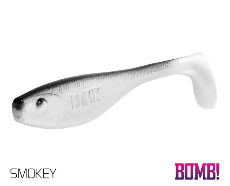 Umělá nástraha BOMB! Fatty / 5ks 10cm/SMOKEY