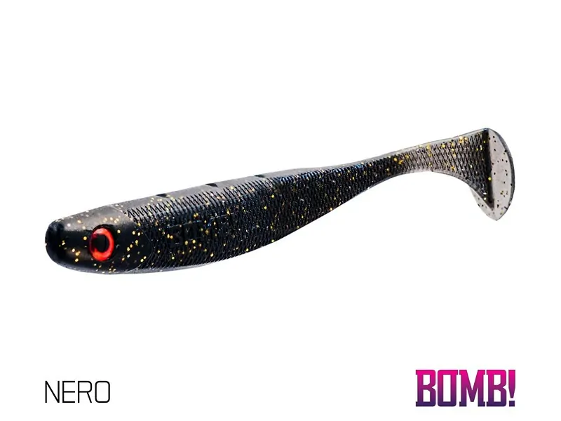 Umělá nástraha BOMB! Rippa / 5ks, 10cm NERO