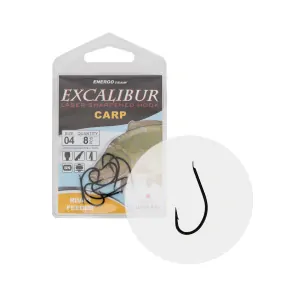 EXCALIBUR HÁČEK RIVER FEEDER BLACK 2 (10KS/BAL.)
