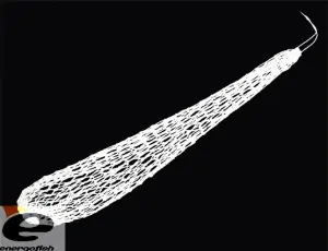 ENERGOTEAM PŘECHOVÁVACÍ SAK RUČNĚ PLETENÝ 120CM. BÍLÝ