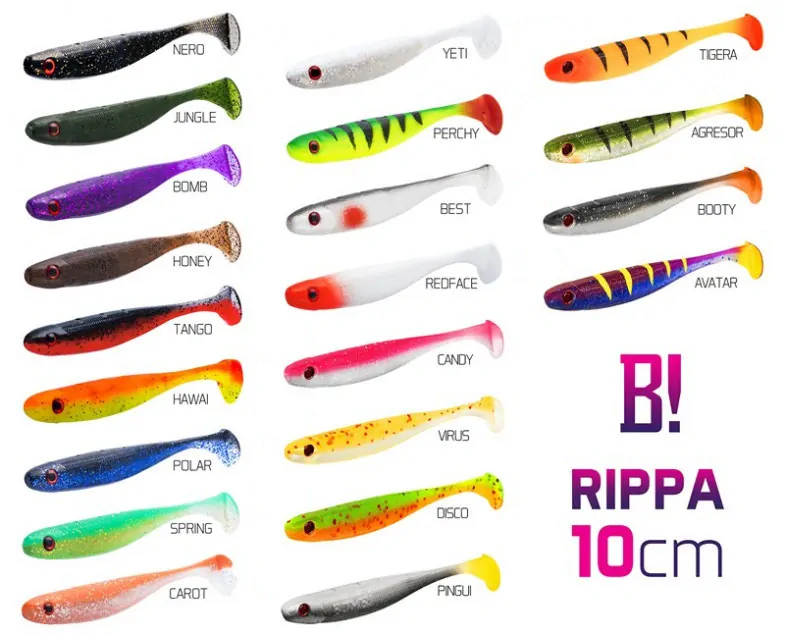 Umělá nástraha BOMB! Rippa / 5ks 10cm/DISCO