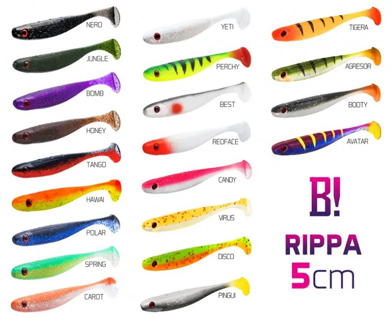 Umělá nástraha BOMB! Rippa / 5ks 5cm/REDFACE