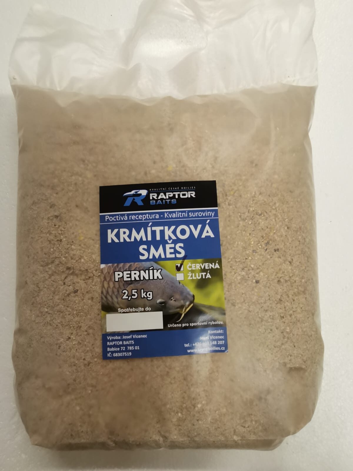 Krmítková směs Perník - červený 2,5 kg