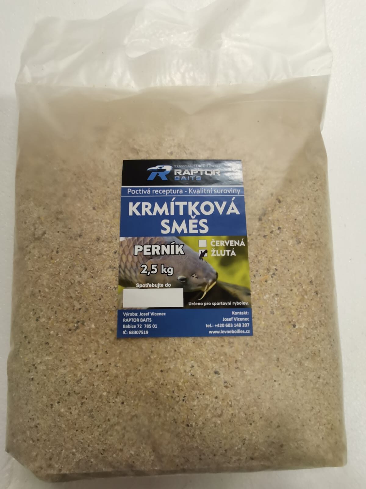 Krmítková směs Perník - žlutý 2,5 kg