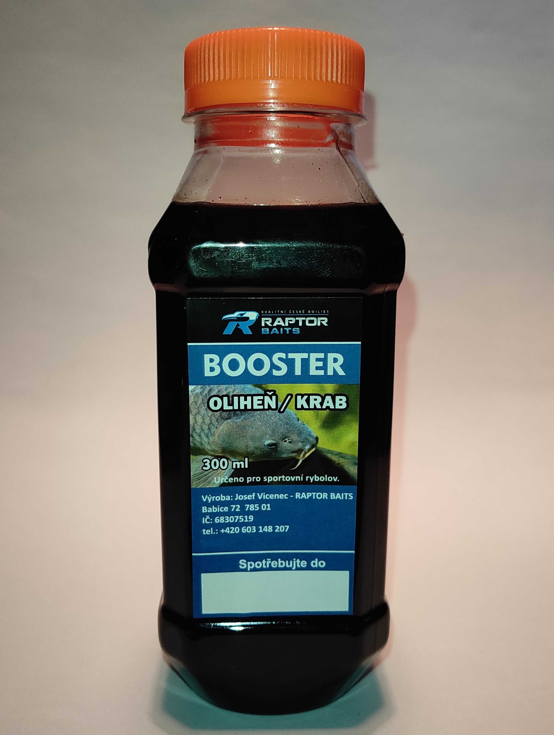 Booster Oliheň / krab 300ml raptor