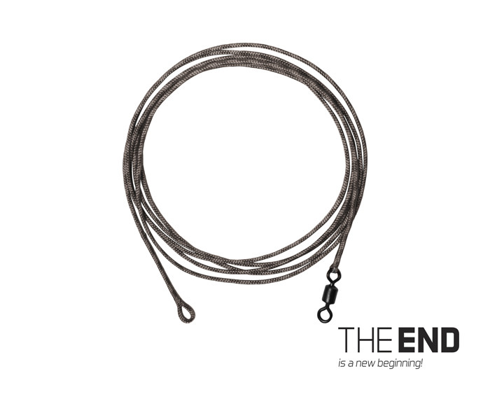Návazec THE END Leadcore + swivel / 3ks, 1m