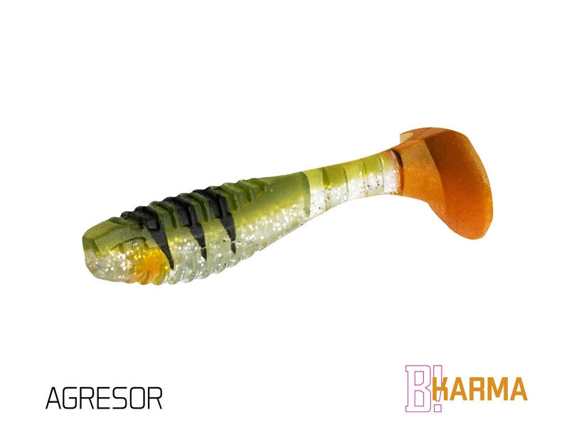 Umělá nástraha Delphin KARMA UVs / 5ks 8cm/DISCO