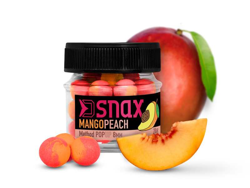 Nástraha D SNAX POP, Mango-Broskev