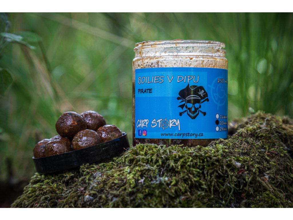 Boilies v dipu Pirate 24 mm