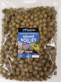 Krmné boilies Česnek – 5kg 20 mm