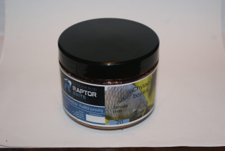 raptor Chytací boilies Jahoda chilli v boostru 250g