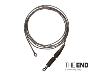 Návazec THE END Leadcore + PIN clip / 3ks, 1m
